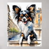 Poster Papillon - Art Chien Imprimer (Devant)