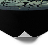 Poster Papillon au clair de lune (Coin)