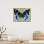 Poster Papillon bleu (Cuisine)
