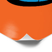 Poster Papillon bleu (Coin)