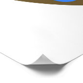 Poster Papillon bleu (Coin)