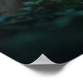 Poster Papillon bleu sur le nez de lion dans la forêt mys (Coin)