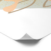 Poster papillon Boho, (Coin)
