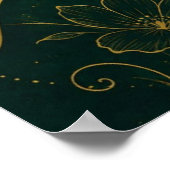 Poster Papillon céleste gothique et lune mystique (Coin)