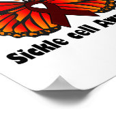 Poster Papillon Cellule faucille Ap de sensibilisation à  (Coin)