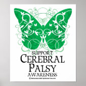 Poster Papillon cérébral (Devant)