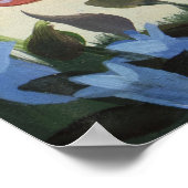 Poster Papillon Chat sur Mur Champignon Art (Coin)