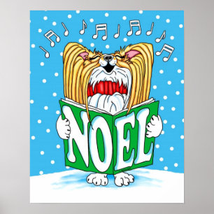Poster Papillon Christmas Caroler RW