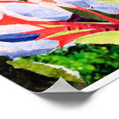 Poster Papillon collage (Coin)