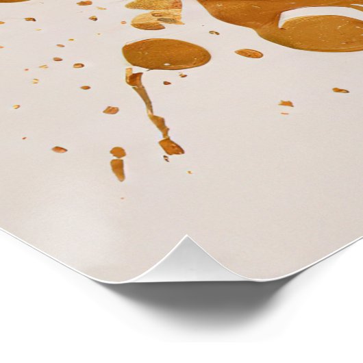 Poster Papillon coloré (Coin)