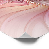Poster Papillon coloré abstrait art fantastique fractal (Coin)