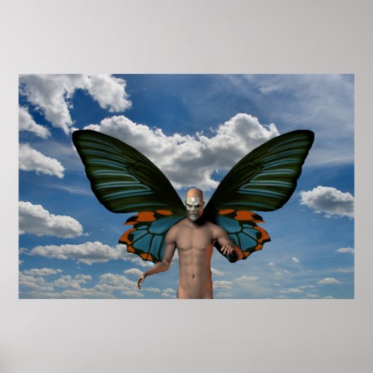 Poster Papillon crânien (Devant)