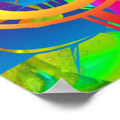 Poster Papillon crânien couleur (Coin)