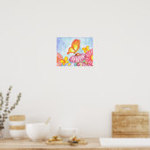 Poster Papillon Daisy Art Imprimer l'affiche (Cuisine)