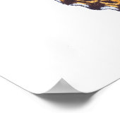 Poster Papillon dame peinte (Coin)