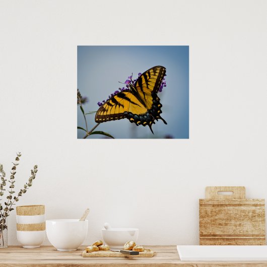 Poster Papillon dans le ciel (Cuisine)