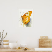 Poster Papillon d'art en soufre orange (Cuisine)