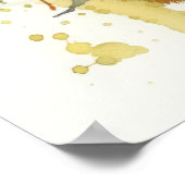 Poster Papillon d'art en soufre orange (Coin)