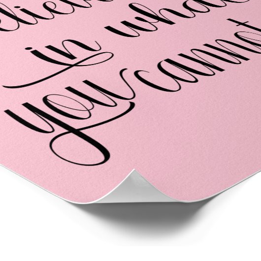 Poster Papillon de foi (Coin)