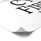 Poster Papillon de la mucoviscidose (Coin)