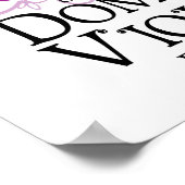 Poster Papillon de la violence domestique (Coin)