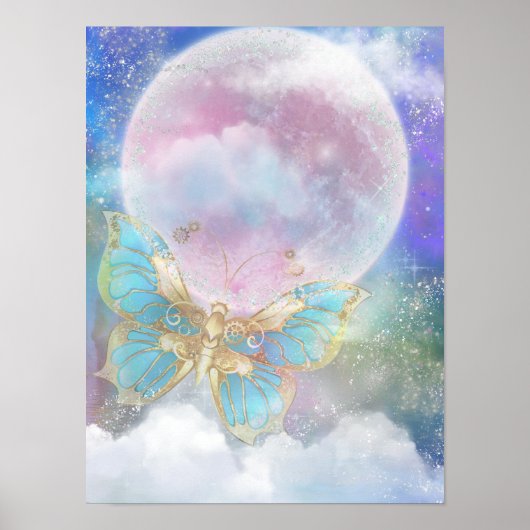 Poster Papillon de lune (Devant)