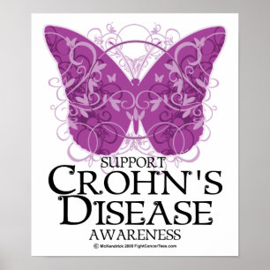 Poster Papillon de maladie de Crohn