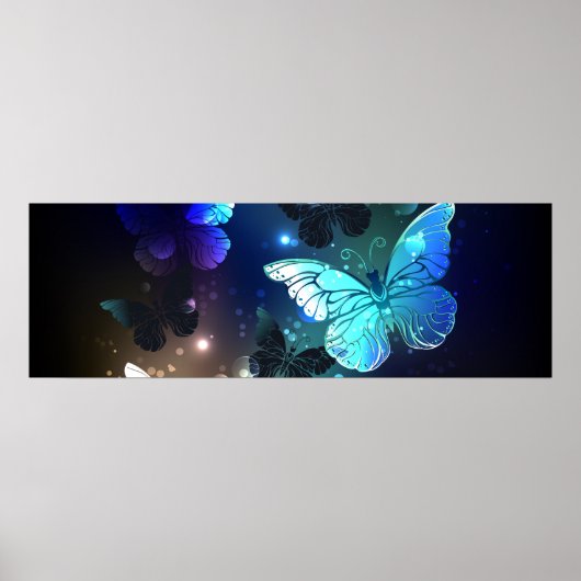 Poster Papillon de nuit voltigeant (Devant)
