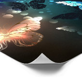 Poster Papillon de nuit voltigeant (Coin)