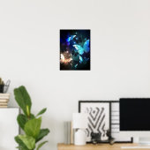 Poster Papillon de nuit voltigeant (Bureau à domicile)