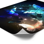 Poster Papillon de nuit voltigeant (Coin)