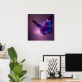 Poster Papillon de poussière de pixie pourpre Indigo (Bureau à domicile)