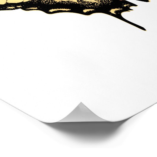 Poster Papillon de queue de tigre (Coin)