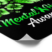 Poster Papillon de sensibilisation à la santé mentale 1 (Coin)