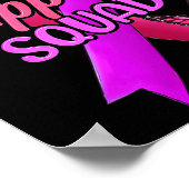 Poster Papillon de sensibilisation au cancer et à la viol (Coin)