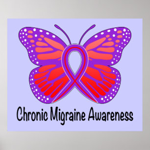 Poster Papillon de sensibilisation aux migrations chroniq