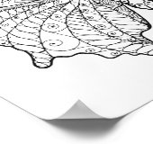 Poster Papillon de style 6 (Coin)
