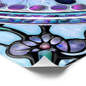 Poster Papillon de sublimation avec Arrière - plan (Coin)