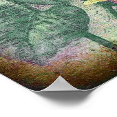 Poster Papillon de tournesol rustique Gras Botanique (Coin)