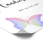 Poster Papillon devinez combien de bonbons (Coin)