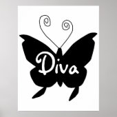 Poster Papillon Diva (Devant)