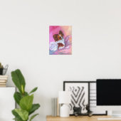 Poster Papillon Dog art Wall Imprimer (Bureau à domicile)