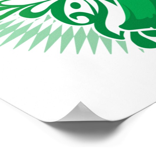 Poster Papillon donneur d'organe 3 (Coin)