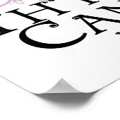 Poster Papillon du cancer de la thyroïde (Coin)