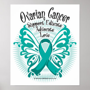 Poster Papillon du cancer de l'ovaire 3