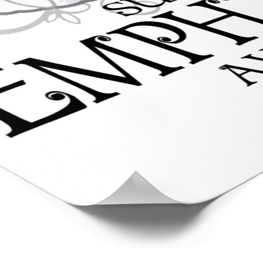 Poster Papillon Emphysema (Coin)