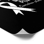 Poster Papillon En Août Nous Portons Violet Overdose (Coin)