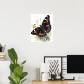 Poster Papillon en deuil Art Imprimer l'affiche (Bureau à domicile)