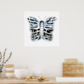 Poster Papillon en laiton (Cuisine)