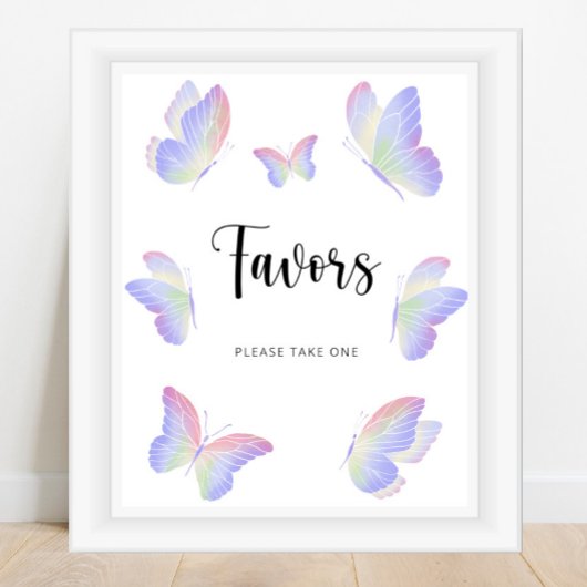 Poster Papillon est en route \ Favours